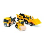 Train - Construction Vehicles 5pc - Brio Wooden Railway 33658